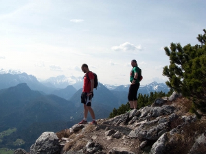 Schöne Aussichten und tolles Wetter.